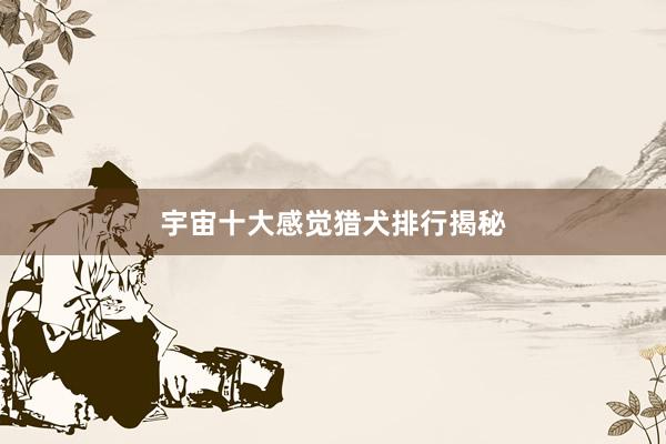 宇宙十大感觉猎犬排行揭秘